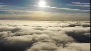 Above the clouds with Dennis Herzog in huge height