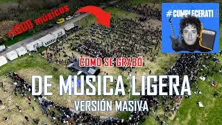 De música ligera - Soda stereo - Versión Masiva x 1000 músicos - Homenaje a Cerati