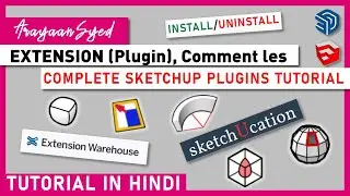 How to install Sketchup Plugins Complete Tutorials Beginner to advance in HiNDi
