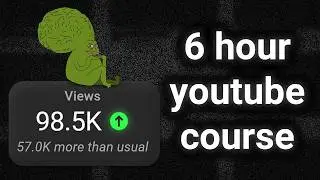 YouTube Mastery 6 Hour Full Course (2025)