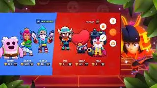 Играю в Nulls brawl за разные трио