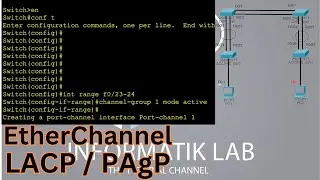 Cisco CCNA Lab   EtherChannel LACP and PAgP configuration 