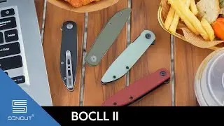 NEW SENCUT Bocll II Flipper Knife Designed By Brad Zinker