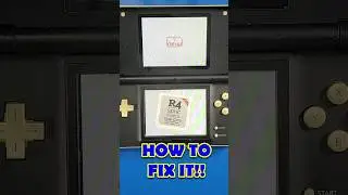 R4 Card Menu Error Fix