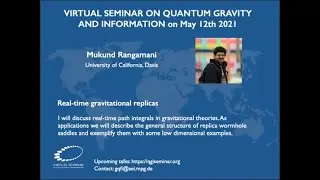 QGI Seminar: Mukund Rangamani 