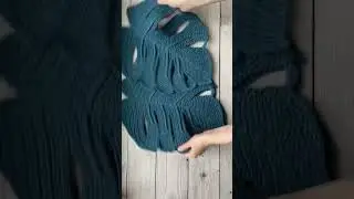 Видео обзор интерьерной салфетки «Лист Монстеры»💫 