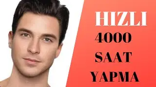 4000 SAAT NASIL GEÇİLİR EFSANE TAKTİK😀 / YOUTUBE PARA KAZANMA