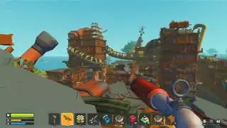 Нашли заброшенный город в Scrap Mechanic