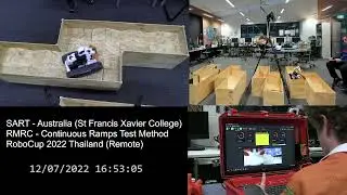SART RoboCup RMRC Thailand 2022 - Continuous Ramps Test Method (45 Points)