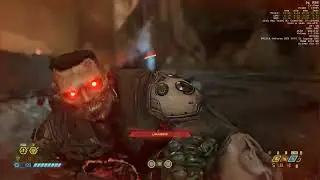 Doom Eternal 1440p, Nightmare settings, RT ON, DLSS Q