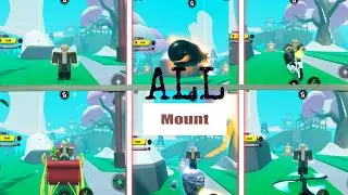 ALL MOUNTS SHOWCASE FROM SUPER ISLAND TO NINJA CITY UPDATE 25! (Roblox Anime Fighters)