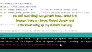 POWER LOSS RECOVERY experimentation