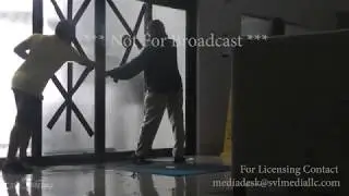 Callaway, Florida - Hurricane Michael, Part of Roof Blows off Hotel - October 10th, 2018