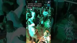 back when alkaline got pulled off stage in tobago