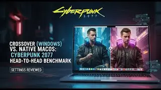 Cyberpunk 2077   Crossover Windows vs MacOS Native Version   Ultra Settings Testing   4K