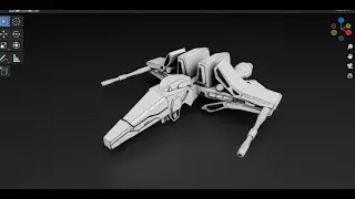 Make a Simple Space-craft - Grid Modeler (blender addon)