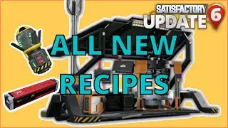 Update 6 Has Added a Lot of Recipes to MAM in Satisfactory!