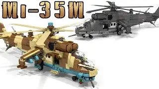Lego Mil Mi-35M Hind E | Minifigure Scale