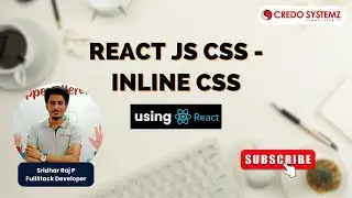 React JS CSS -Inline CSS | Day 15 Tutorial 