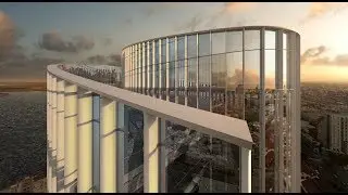Pacific Gate by Kohn Pedersen Fox and Hirsch Bedner Associates