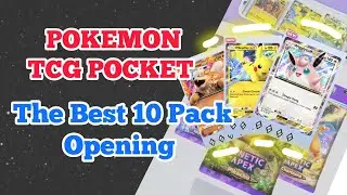 [POKEMON TCGP] Best 10 Pack Opening VERY LUCKY