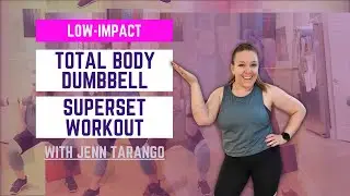 Total Body Dumbbell Superset Workout | Home Workout | Giveaway Alert!