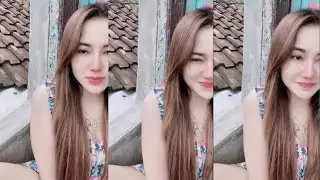 Live sexy Korean-looking girl wearing a mini dress 😍😍😍