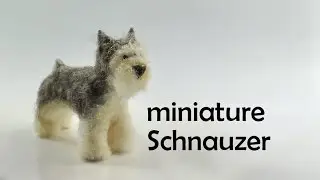 Miniature Schnauzer - polymer clay TUTORIAL