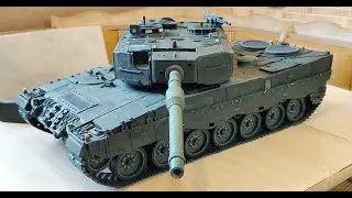 Leopard 2A4  из пластилина для уничтожения обзор