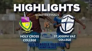 Highlights - Holy Cross v St.Joseph Vaz - Kotmale U19 Football Championship (QF2)
