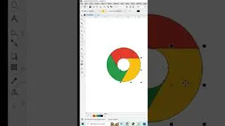 How to create Google Chrome logo in CorelDraw