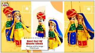 #bestoutofwaste  | #easy  Puppet Making Ideas | #crafts  | DIY | Arush diy craft ideas