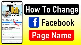 Facebook page name change problem 2024 | Facebook page name change kaise kare