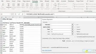How to use the TEXTJOIN Function in Excel