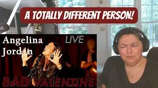 SHE OWNED IT! ANGELINA JORDAN | BAD VALENTINE (LIVE)