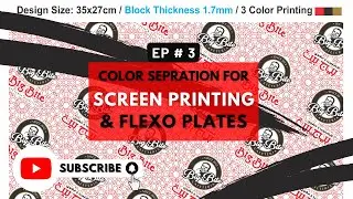 How to separate colors for Screen Printing & Flexo Block Manual Separation in Corel Draw EP 3