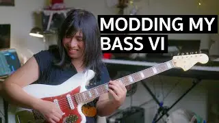 Modding My Squier Bass VI (feat. @Puisheen)
