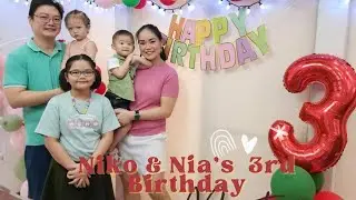Niko and Nia's 3rd Birthday Party @yellowyum