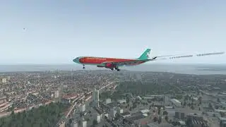 X-Plane 11. Посадка в Лиссабоне на Airbus A330