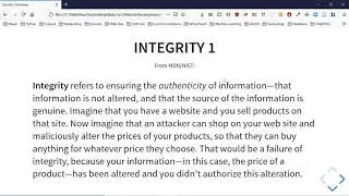 Security Overview for Web Developers