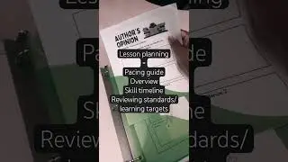 #lessonplanning vs. #annotations #teacherlife #shortsyoutube #planning #shorts