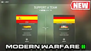 MODERN WARFARE 2 FC SUPPORT A TEAM EVENT! - WHO TO CHOOSE SPAIN VS GERMANY! (MW2 WORLD CUP EVENT)