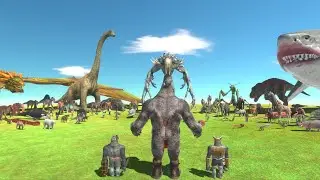 Dinosaurs battle - animal revolt battle simulator