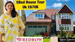 Touring a Stunning 5 Bed detached Property in Tingley || Redrow Hampstead Show Home Tour