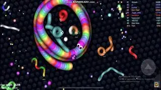 Slither.io A.I. 200000+ очков эпического игрового процесса Slithe