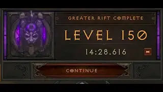 Diablo 3 Season 30 - My first ever GR150 clear.