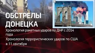 Хронология атак на США 11 сентября и на Донецк с 2014 года