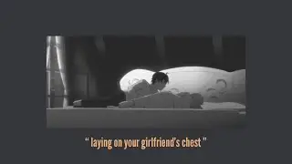 asmr Sleeping on your girlfriend's chest [affirmations] [comfort] [sleep aid]