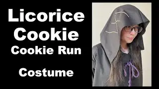 Licorice Cookie and Bat-Cat from Cookie Run Costume! Halloween Cosplay