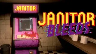 "Janitor Bleeds" - Full Horror Game Walkthrough (No Commentary)